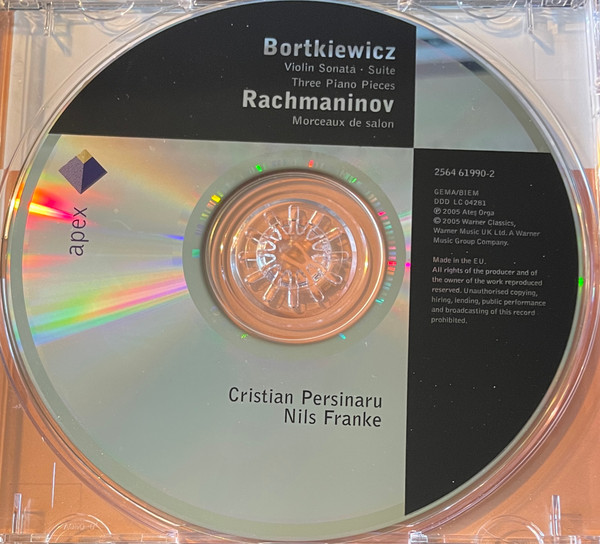 Sergei Bortkiewicz, Sergei Rachmaninoff - Cristian Persinaru, Nils Franke-1