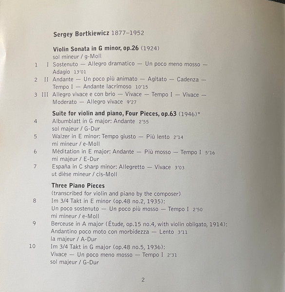 Sergei Bortkiewicz, Sergei Rachmaninoff - Cristian Persinaru, Nils Franke-3