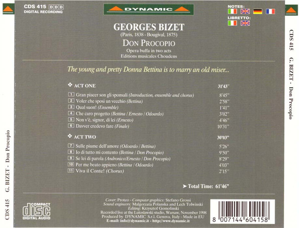 Georges Bizet, Orchestra Of The Warsaw Chamber Opera*, Chorus Of The Warsaw Chamber Opera*, Didier Talpain-1