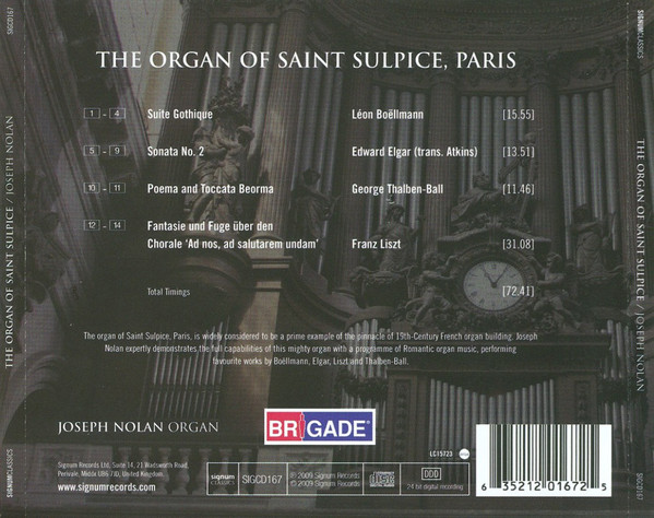 Joseph Nolan, Boëllmann*, Elgar*, Liszt*, Thalben-Ball*-1