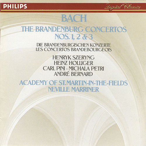 Bach* – Henryk Szeryng, Heinz Holliger, Carl Pini, Michala Petri, André Bernard, Academy of St. Martin-in-the-Fields*, Neville Marriner*-0