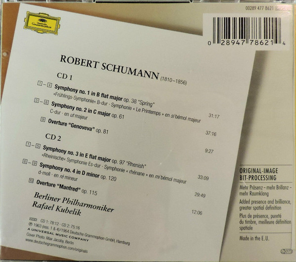 Schumann* - Berliner Philharmoniker, Rafael Kubelik-1