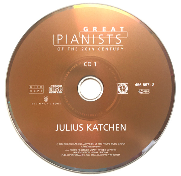 Julius Katchen - Brahms* / Chopin* / Franck* / Liszt* / Mendelssohn* / Rorem*-2