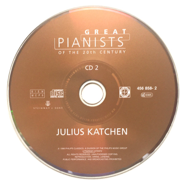 Julius Katchen - Brahms* / Chopin* / Franck* / Liszt* / Mendelssohn* / Rorem*-3