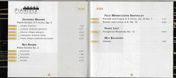 Julius Katchen - Brahms* / Chopin* / Franck* / Liszt* / Mendelssohn* / Rorem*-4