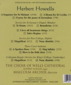 Howells* - Wells Cathedral Choir / Malcolm Archer-1