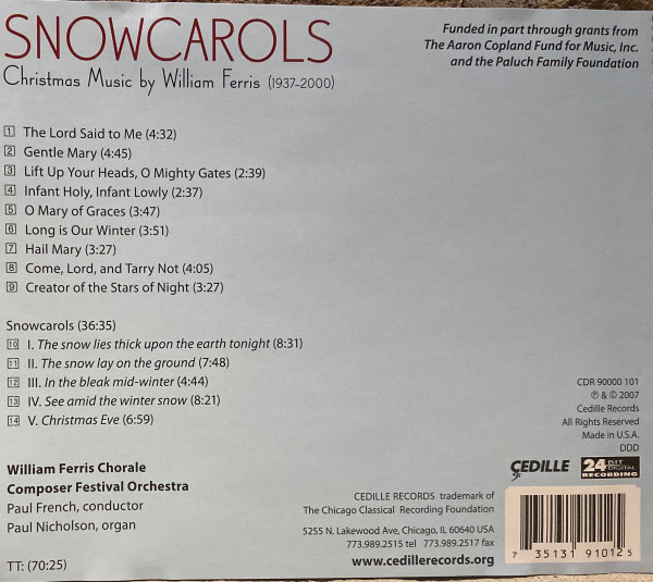 William Ferris Chorale, Paul French (6)-1