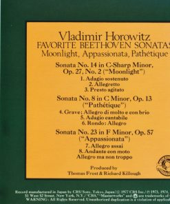 Vladimir Horowitz, Ludwig van Beethoven-1