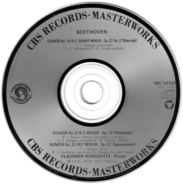 Vladimir Horowitz, Ludwig van Beethoven-2