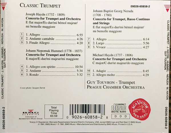 J. Haydn*, Hummel*, Neruda*, M. Haydn*, Guy Touvron, Prague Chamber Orchestra-1