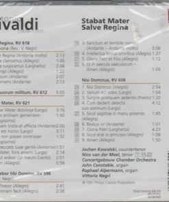 Antonio Vivaldi / Jochen Kowalski - Nico Van Der Meel - Concertgebouw Chamber Orchestra - John Constable, Raphael Alpermann, Vittorio Negri-1