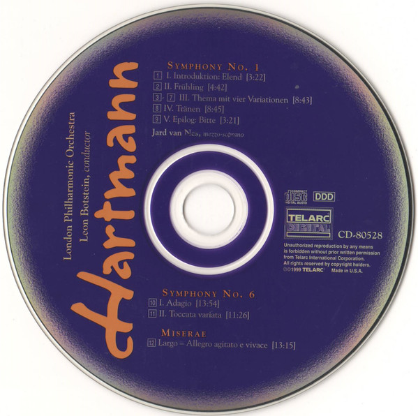 Karl Amadeus Hartmann - Leon Botstein, London Philharmonic Orchestra, Jard Van Nes-2