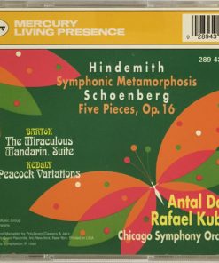 Antal Dorati / Rafael Kubelik / Chicago Symphony Orchestra • Bartók* / Kodály* / Hindemith* / Schoenberg*-1