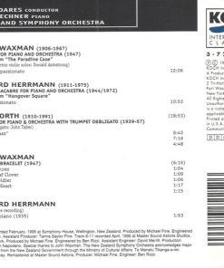 Herrmann*, Waxman*, North*, James Sedares, David Buechner, New Zealand Symphony Orchestra-1