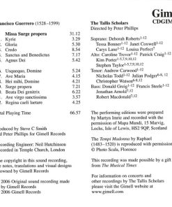 Francisco Guerrero, The Tallis Scholars, Peter Phillips (2)-3