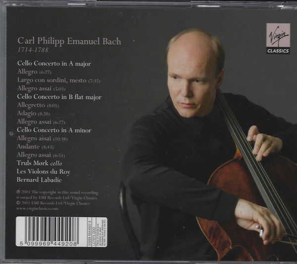 Carl Philipp Emanuel Bach - Truls Mørk, Les Violons du Roy, Bernard Labadie-1