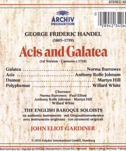 George Frideric Handel* - Norma Burrowes, Anthony Rolfe Johnson, Martyn Hill, Willard White, The English Baroque Soloists, John Eliot Gardiner-2