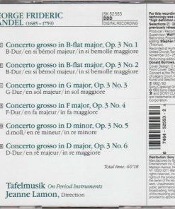 Handel* - Tafelmusik* / Jeanne Lamon-4