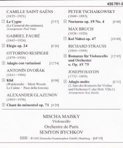 Mischa Maisky - Orchestre De Paris, Semyon Bychkov-3