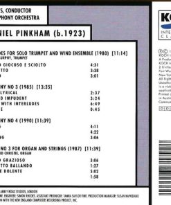 Daniel Pinkham – London Symphony Orchestra, James Sedares, James David Christie*-2