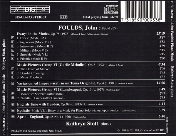John Foulds, Kathryn Stott-1