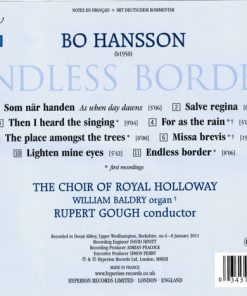 Bo Hansson (2), The Choir Of Royal Holloway*, Rupert Gough-1