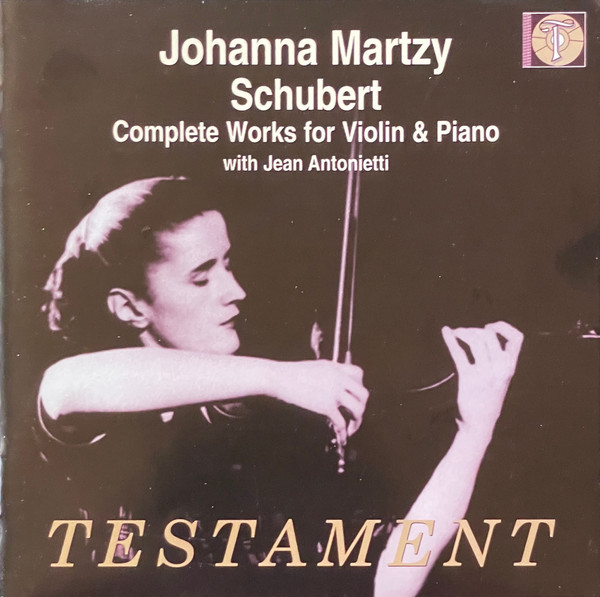 Schubert*, Johanna Martzy With Jean Antonietti-0