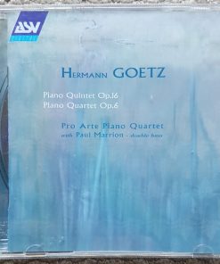 Hermann Goetz, Pro Arte Piano Quartet* With Paul Marrion-0