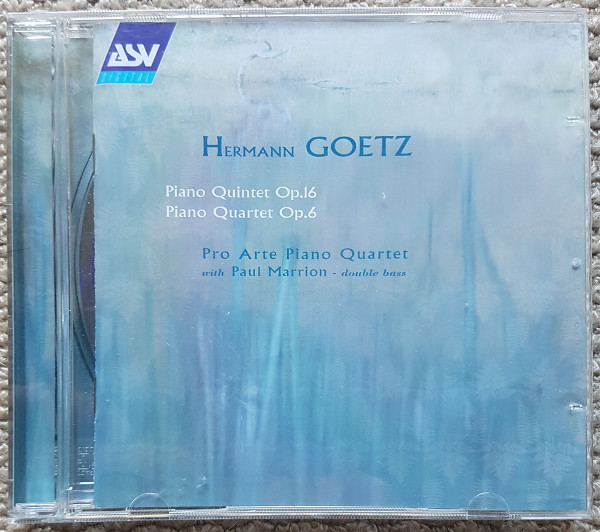 Hermann Goetz, Pro Arte Piano Quartet* With Paul Marrion-0