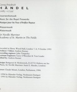 Georg Friedrich Händel - Academy Of St. Martin In The Fields*, Sir Neville Marriner-4