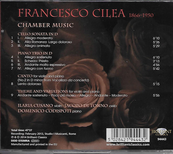 Francesco Cilea, Ilaria Cusano, Jacopo Di Tonno, Domenico Codispoti-1