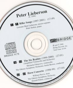 Peter Lieberson - Lorraine Hunt Lieberson, Peter Serkin, William Purvis, Michaela Fukacova*, Odense Symphony Orchestra*, Donald Palma, Justin Brown (2)-2