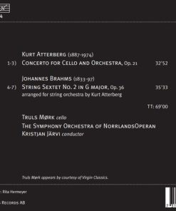Atterberg*, Brahms*, Truls Mørk, The Symphony Orchestra Of NorrlandsOperan*, Kristjan Järvi-1