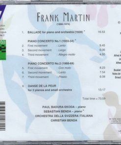 Frank Martin (3) - Paul Badura-Skoda, Sebastian Benda, Orchestra Della Svizzera Italiana*, Christian Benda-2