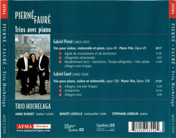 Gabriel Pierné, Gabriel Fauré - Trio Hochelaga-1