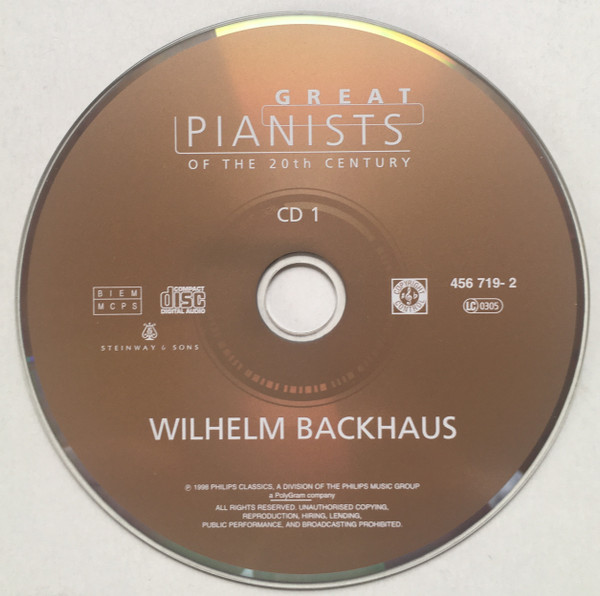 Ludwig van Beethoven, Johannes Brahms, Frédéric Chopin, Franz Schubert - Wilhelm Backhaus-2