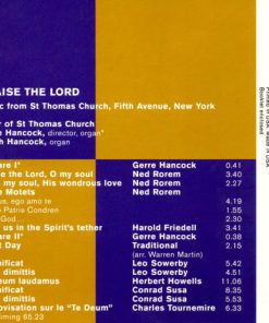 The Choir Of Saint Thomas Church, Gerre Hancock, Judith Hancock-1