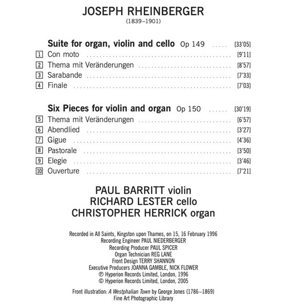 Josef Rheinberger, Christopher Herrick, Paul Barritt, Richard Lester (2)-3