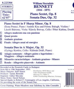 William Sterndale Bennett, Ilona Prunyi, Kálmán Dráfi*, András Kiss, Ferenc Balogh (2), László Bársony, Péter Kubina, Károly Botvay, György Kertész*-1