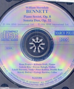 William Sterndale Bennett, Ilona Prunyi, Kálmán Dráfi*, András Kiss, Ferenc Balogh (2), László Bársony, Péter Kubina, Károly Botvay, György Kertész*-2