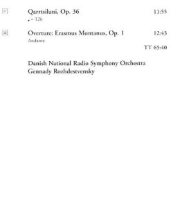 Knudåge Riisager, Gennadi Rozhdestvensky, DR RadioSymfoniOrkestret-3