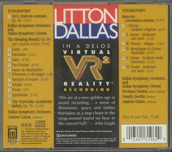Tchaikovsky*, Andrew Litton, Dallas Symphony Orchestra-1