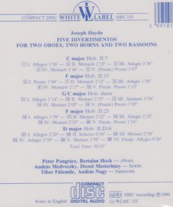 Joseph Haydn / Péter Pongrácz, Bertalan Hock, András Medveczky, Dezső Mesterházy, Tibor Fülemile, András Nagy (3)-1