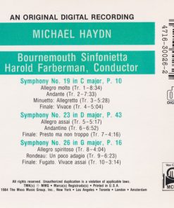 Michael Haydn, Harold Farberman, Bournemouth Sinfonietta-1