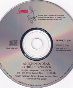 Antonín Dvořák, Timothy Robinson, Graham Johnson (2), The Delmé String Quartet-2