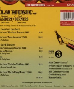 Constant Lambert, Lord Berners, BBC Concert Orchestra, Rumon Gamba-1