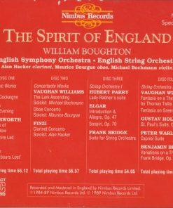 William Boughton, English Symphony Orchestra • English String Orchestra - Sir Edward Elgar, George Butterworth, Benjamin Britten, Gustav Holst, Frank Bridge, Gerald Finzi, Ralph Vaughan Williams, Frederick Delius, Charles Hubert Hastings Parry, Peter Warl-1