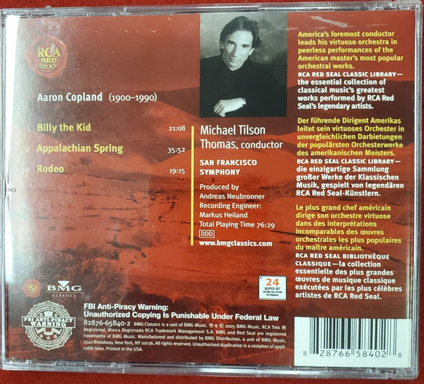 Aaron Copland, Michael Tilson Thomas, San Francisco Symphony-1