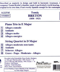 Tomás Bretón, György Oravecz, New Budapest Quartet-1