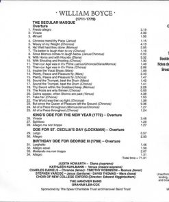 William Boyce, The New College Oxford Choir, Hanover Band, Graham Lea-Cox-1